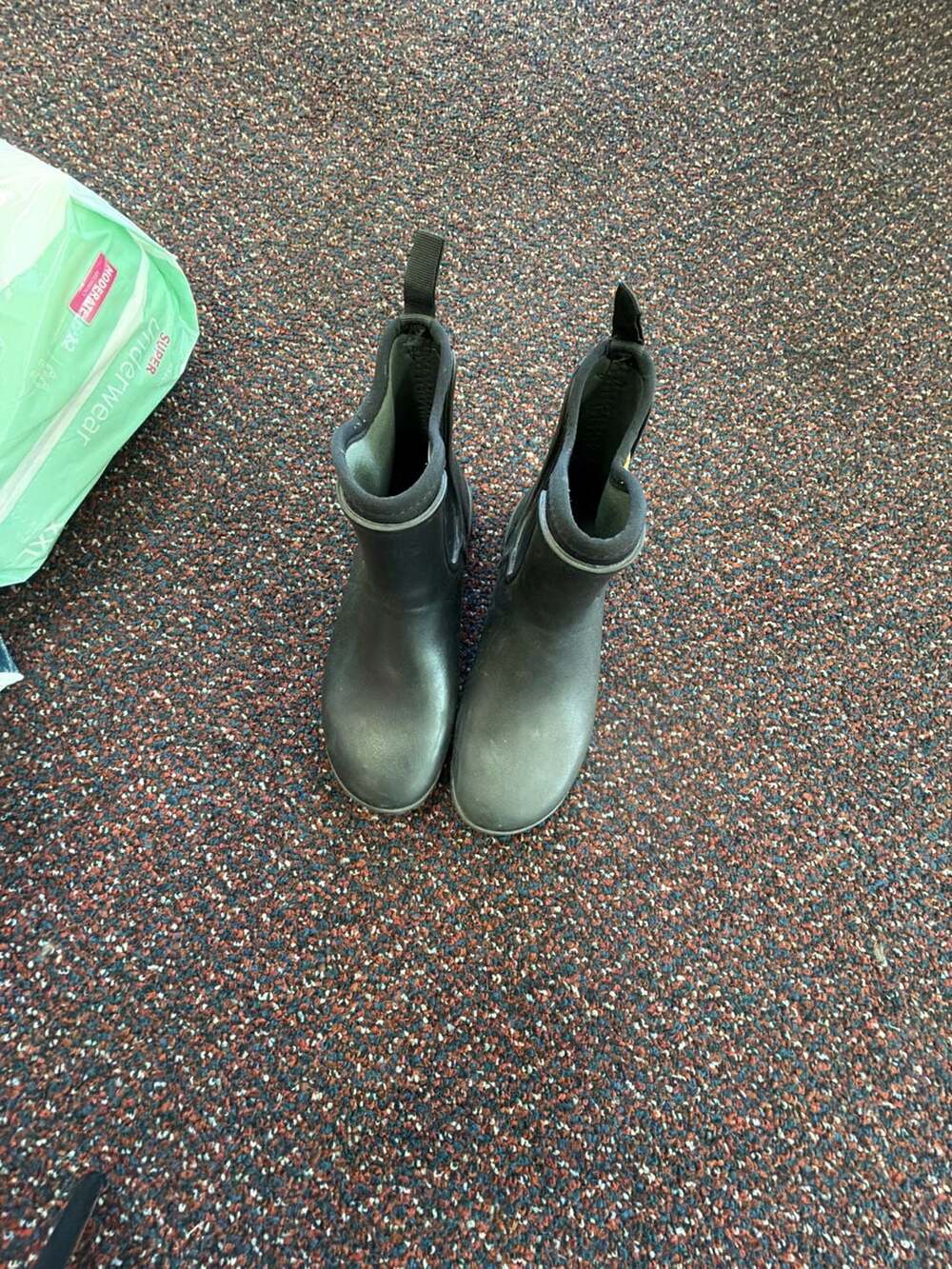 Bogs Chelsea Rain Boots Black Waterproof